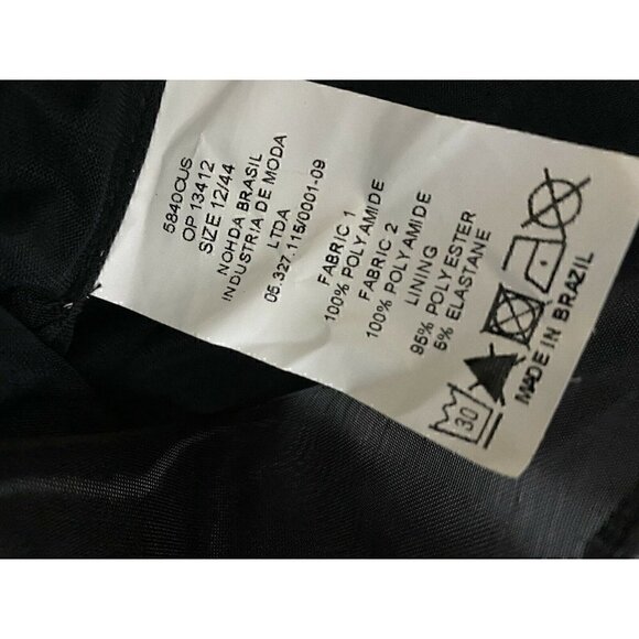 Patbo Cocktail Dress Size 12/44 Black Patricia Bonaldi Beaded Floral Bustier NEW - Picture 9 of 9